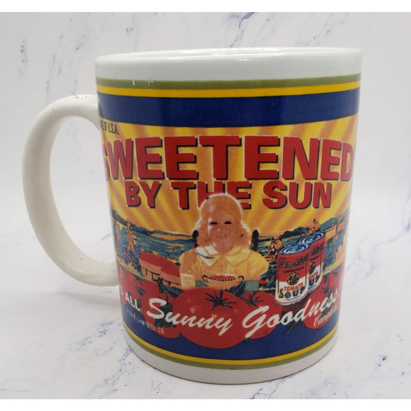Campbells 2011 Tomato Soup Mug Sweetened By Sun Sunny Goodness - Picture 1 of 9
